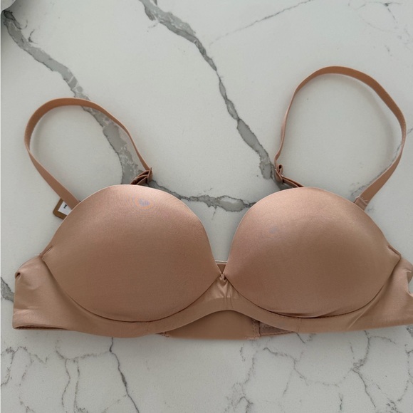 NWT SKIMS PUSH-UP STRAPLESS BRA clay 32A - Picture 2 of 9